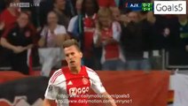 Arkadiusz Milik Goal Ajax 1 - 2 Rapid Vienna Champions League 4-8-2015