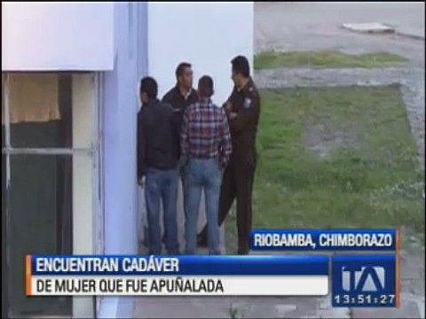 Encuentran Cadáver de una mujer en Riobamba