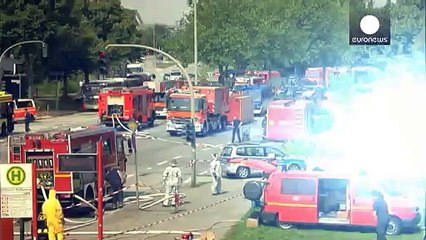 Almanya'da yangın: 38 yaralı