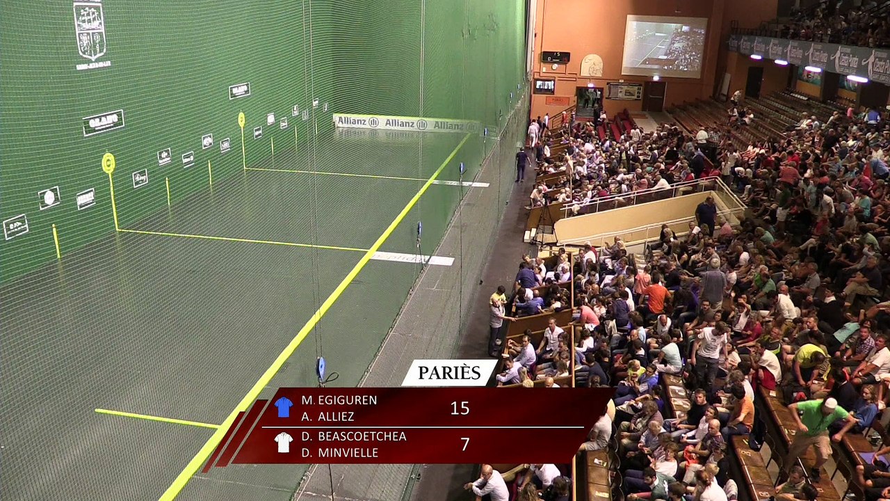 1/2 Finale du 4ème master des Internationaux de Cesta Punta 2015 du mardi 4 août 2015