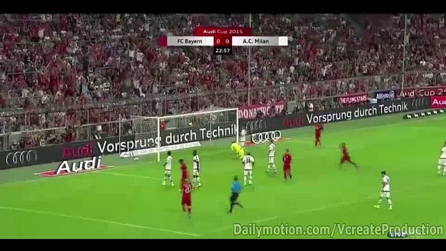 1-0 Juan Bernat HD - FC Bayern München v. AC Milan - Audi Cup 04.08.2015