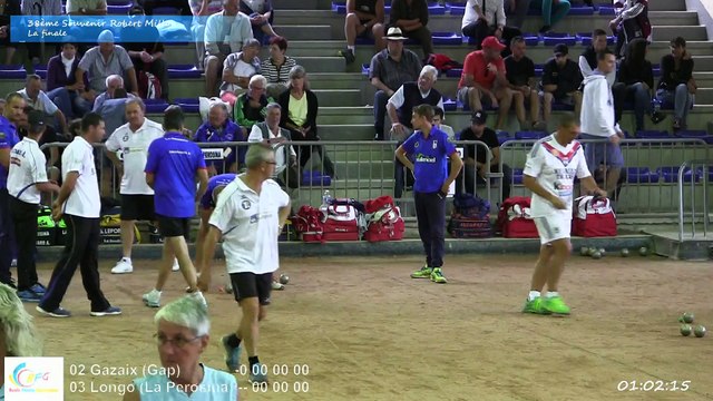 Mène 6, Finale du 38ème Souvenir Robert Millon, Sport Boules, Gap 2015
