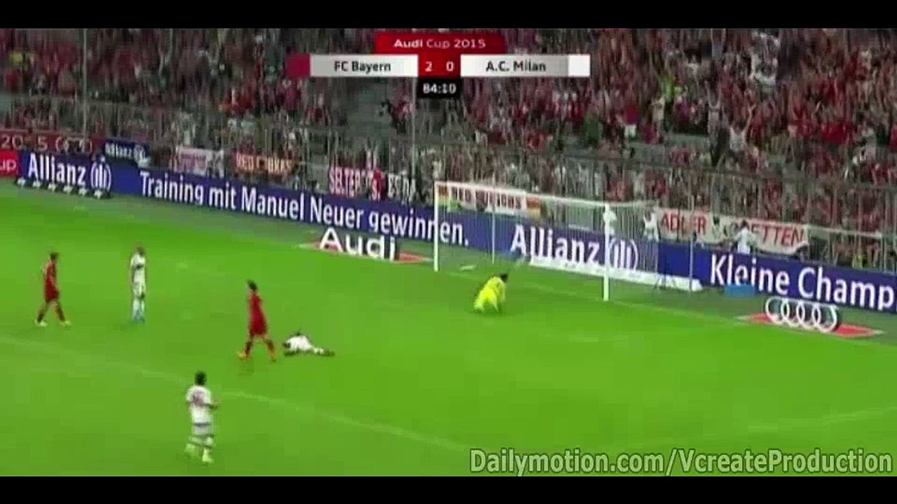 3-0 Robert Lewandowski Amazing Goal - FC Bayern München v. AC Milan - Audi Cup 04.08.2015 HD