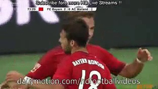 Mario Gotze Amazing Header Goal FC Bayern Munchen 2-0 AC Milan (Audi Cup) 4.08.2015 HD