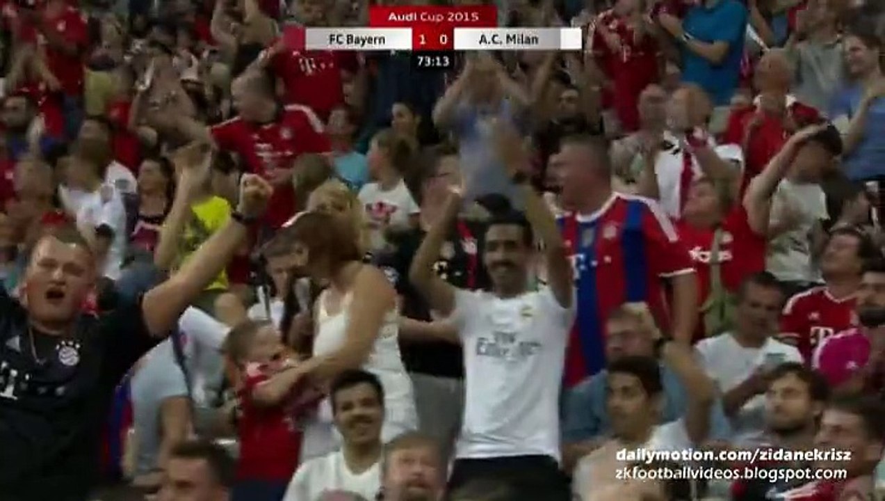 2-0 Mario Götze Great Goal _ FC Bayern v. AC Milan - Audi Cup 04.08.2015 HD