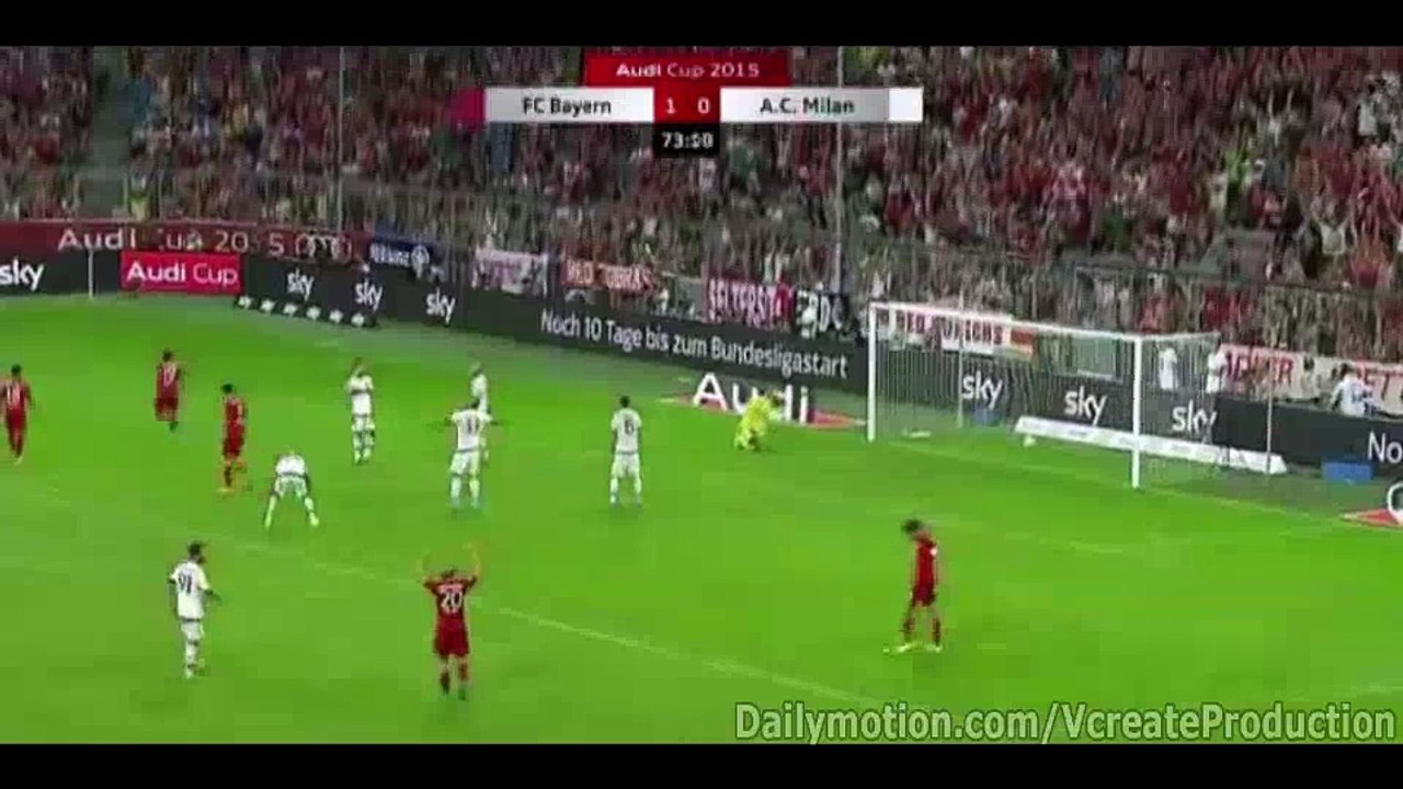 2-0 Mario Götze Great Goal HD - FC Bayern v. AC Milan - Audi Cup 04.08.2015