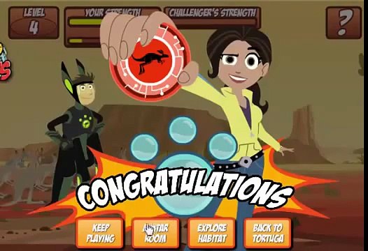Wild Kratts Kicking Kangaroo Cartoon Animation PBS Kids Game Play Walkthrough