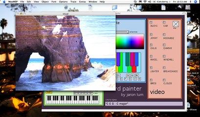 Chord Painter - Max/MSP Visualization Patch