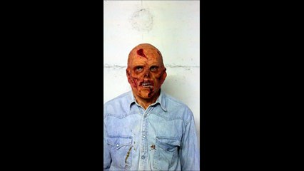 maschera zombie in silicone - zombie silicon mask