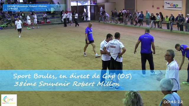 Mène 8, Finale du 38ème Souvenir Robert Millon, Sport Boules, Gap 2015