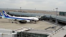 Lufthansa B747-800 landing at Tokyo Haneda Airport