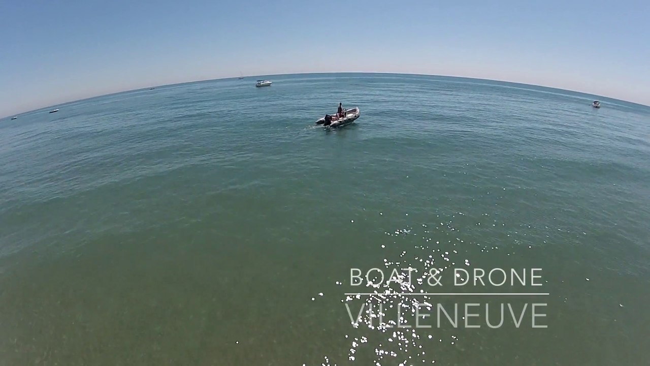 Boat and drone