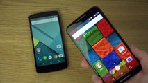 Nexus 5 Android 5.0 Lollipop vs. Motorola Moto X 2014 Android 5.0 Lollipop Which Is Faster