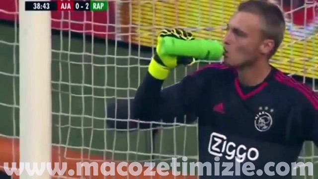 Ajax 2-3 Rapid Wien Şampiyonlar Ligi 3. Ön Eleme Turu Maç Özeti ve Golleri HD 04 08 2015