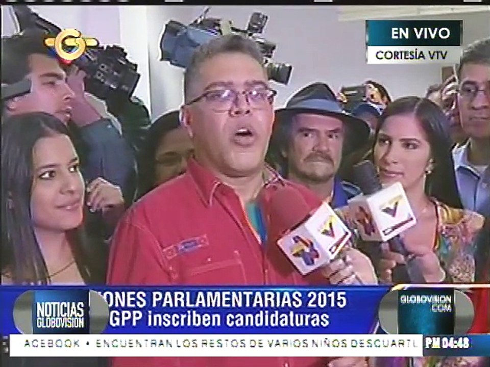 El Troudi y Jaua inscribieron sus candidaturas para parlamentarias