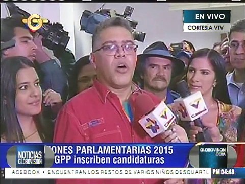 El Troudi y Jaua inscribieron sus candidaturas para parlamentarias