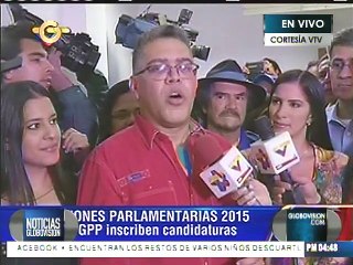 El Troudi y Jaua inscribieron sus candidaturas para parlamentarias