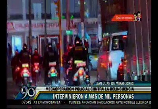 Megaoperativo policial en San Juan de Miraflores terminó con más de 500 detenidos