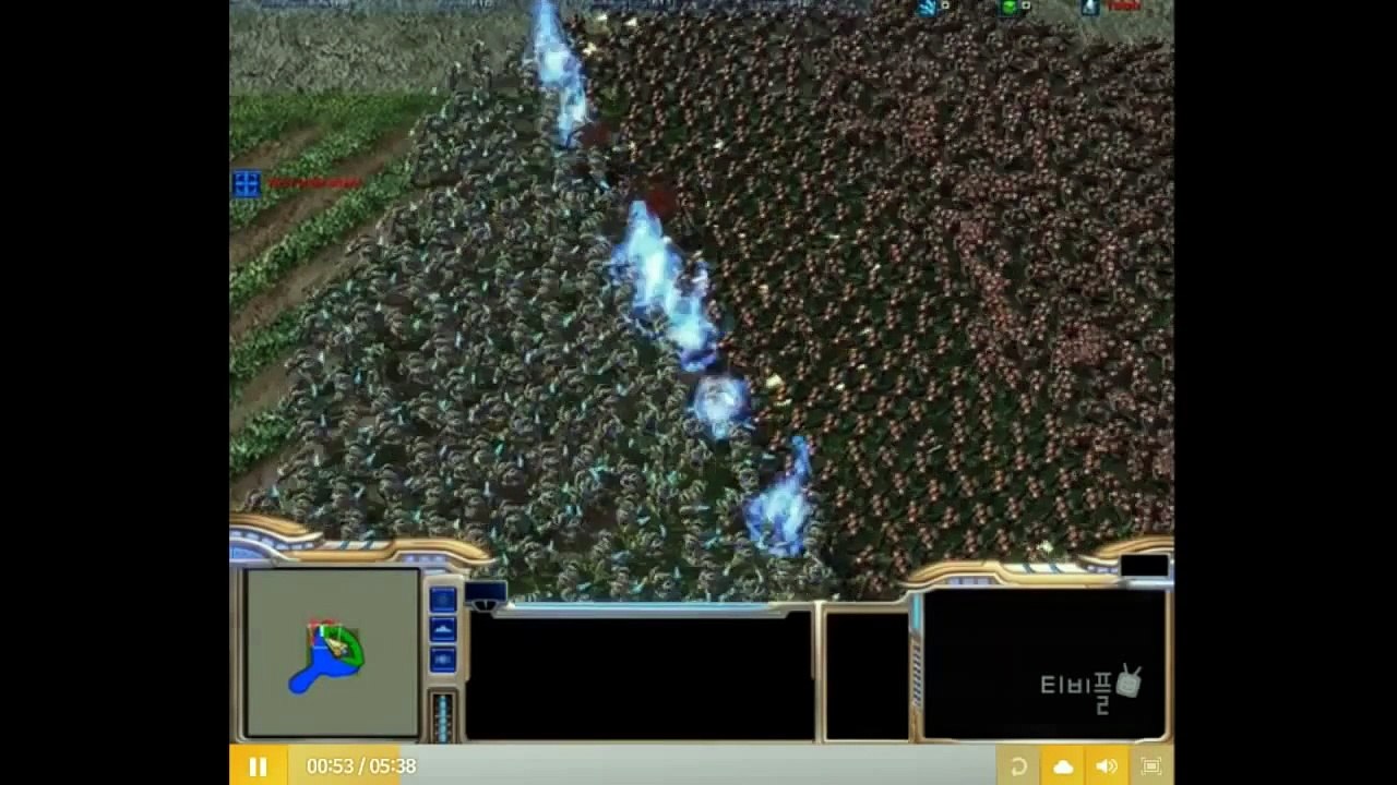 StarCraft2, 2000 marines VS 3000 Zilot