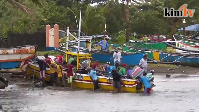 Taufan Noul membadai Filipina, ribuan penduduk dipindah