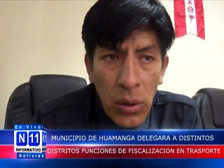 Tải video: N11 Informativo MUNICIPIO DELEGARA FUNCIONES DE FISCALIZACION A LOS TRASPORTISTAS EN TODOS LOS DISTRITOS