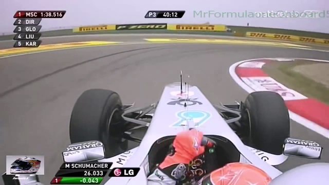 Michael Schumacher onboard lap Formula 1 2011 FP3 (hd).