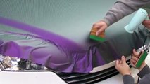 MAXPLUS 3D Car Wrap Vinyl chameleon carbon fiber bonnet wrapping demo