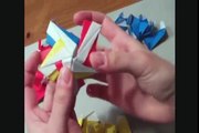 Modular Origami: Patterned Icosahedron, 30 units (Meenakshi Mukerji)