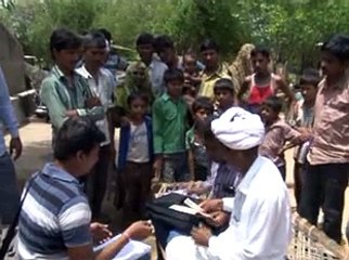 Banaskantha Lakhani Relief material distribution & their interview