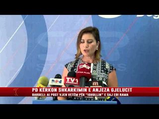 PD KËRKON SHKARKIMIN E ANJEZA GJELUCIT