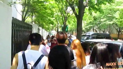140704 GOT7 walking to Music Bank