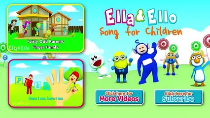 Songs cartoon Bananas in Pyjamas Finger Family   Happy Kids Song
