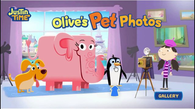 Justin Time Olives Pet Photos Animation Sprout PBS Kids Game Play Walkthrough