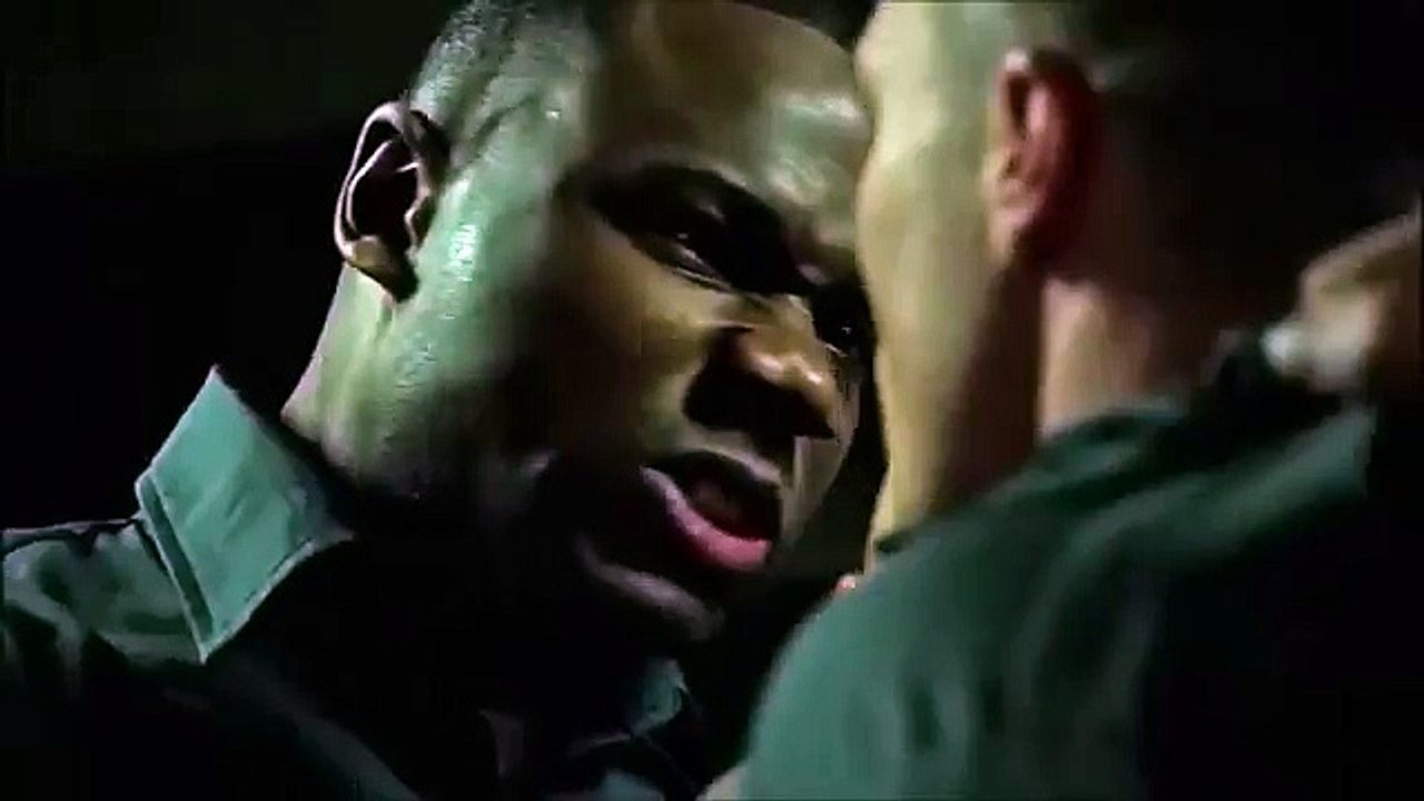 Arrow 3x19 - Roy Prison Fight Scene