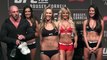 UFC 190- Ronda Rousey vs. Bethe Correia Weigh-in Faceoff