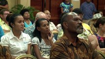 Fijian Minster for Tourism Aiyaz Sayed-Khaiyum launches Fiji Tourism website www.fiji.travel