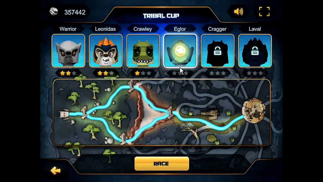 Lego Legends of Chima: Speedorz - Tribal Cup (Eglor, Cragger & Laval)