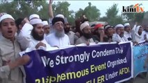 Pameran kartun hina Nabi: Umat Islam Pakistan berdemo