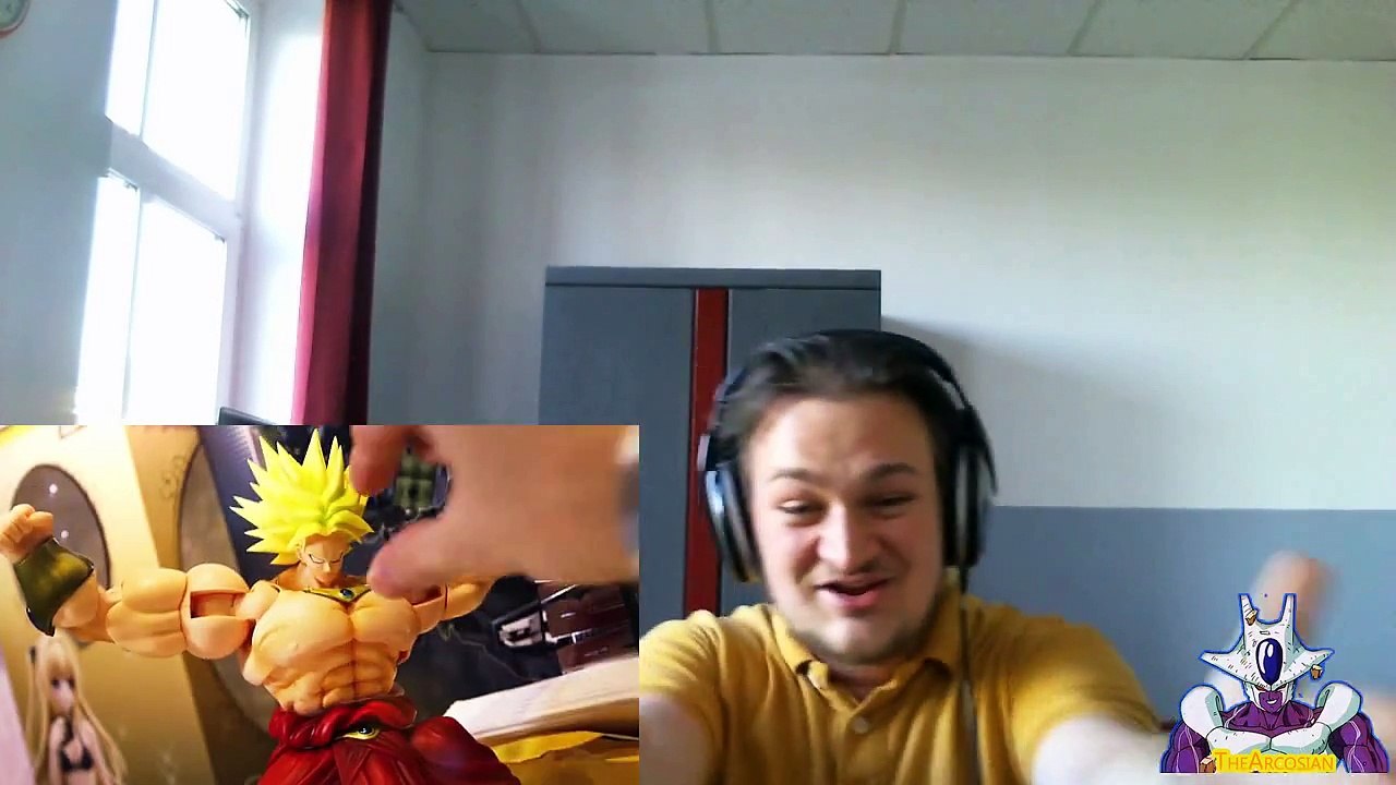 Dragonball Z Goku vs Broly Stop Motion Reaction HD