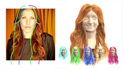 Single-View Hair Modeling Using a Hairstyle Database (SIGGRAPH 2015)