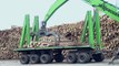 SENNEBOGEN - Timber Handling: 830 Mobile Trailer machine in timber logistics, Germany