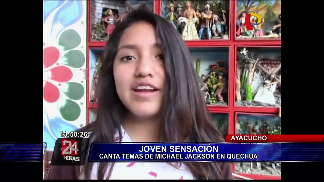 Renata Flores: “Admiro a Michael Jackson pero siempre catanré en Quechua”