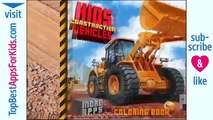 Kids Construction Vehicles App for Kids   Bulldozer, Crane, Trucks, Excavator iPad, iPhone