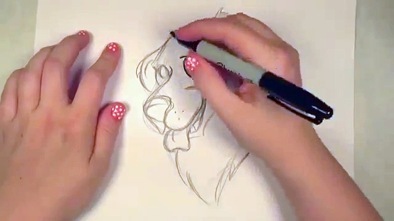 How to Draw a Dog - Golden Retriever Drawing - CC