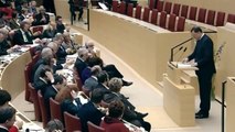 Historische Stunde im Landtag: Rede des tschechischen Premiers Petr Nečas