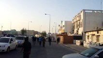 14-02-12: Attacking a protest in Musala village heading to Lulu Square Bahrain