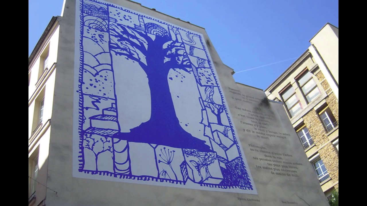 L'ARBRE BLEU, Pierre ALECHINSKY