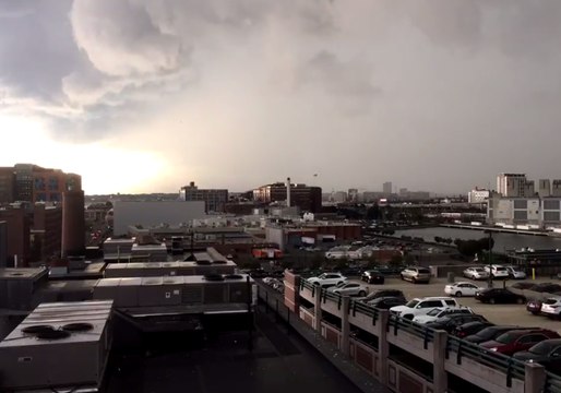 Timelapse Shows Major Storm Rolling Into Boston