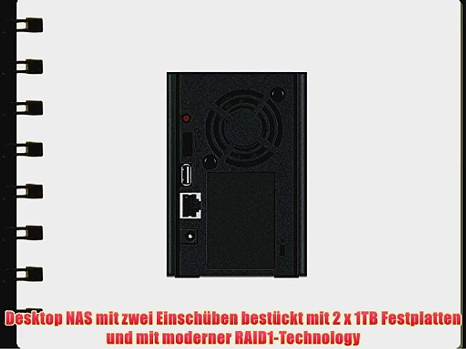 Buffalo TS1200D0202-EU TeraStation 1200 NAS-System 2TB (2x 1TB 512MB DDR3 RAM 12GHz SATA 1x