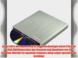 Archgon Galaxy Silber CBS Externer Blu-Ray DVD CD Brenner | Slot load disc drive (Panasonic